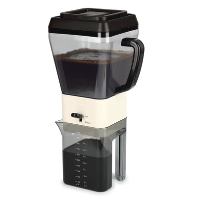 Barista cold brew coffee tea maker 1 litre white and black