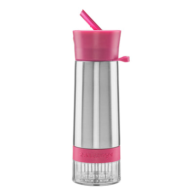 Zing aqua water flask 500ml pink 