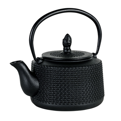 Avanti Hobnail Emperor Cast Iron Black Teapot with inbuilt tea infuser 750ml