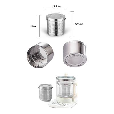 Kettle Tea Infuser with Handle/Chai Milk Tea infuser/Bath Tea infuser