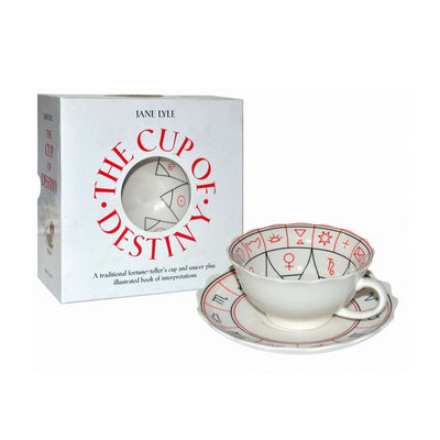 The Cup of Destiny Book and Tea Cup-  tea leaf reading With A Cup Of Tea
