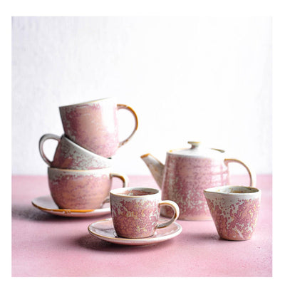 ICON Artisanal Ceramic Commercial Grade Tea Ware - Blush Pink