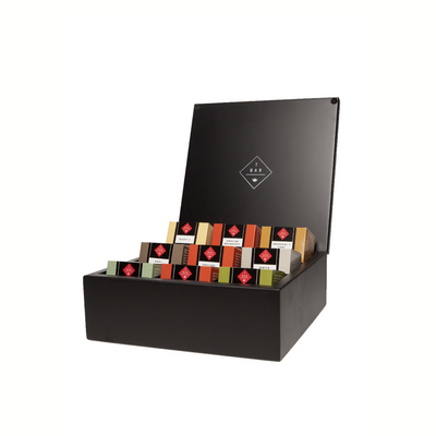 9 compartment T BAR Tea Caddy with 90 teabags 