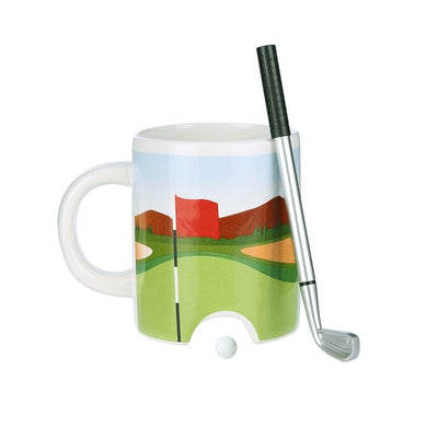 Putters Golf Mug to a Tea mug golf ball and golf putt pen 