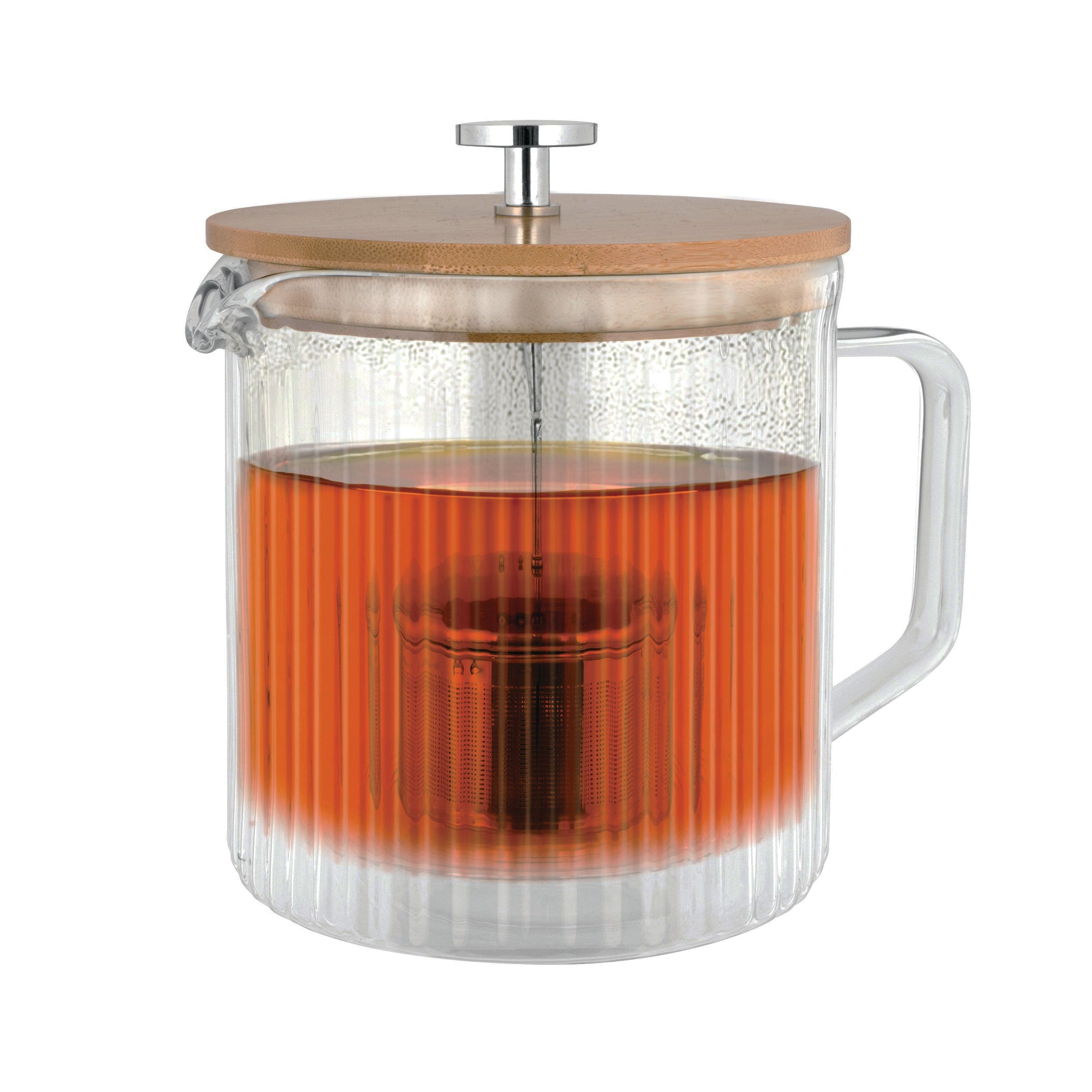 Avanti Rigato Double Wall Teaware Tumblers & Teapot T BAR TEA