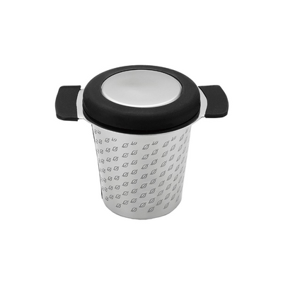 Stainless steel Tea infuser basket and lid drip catcher