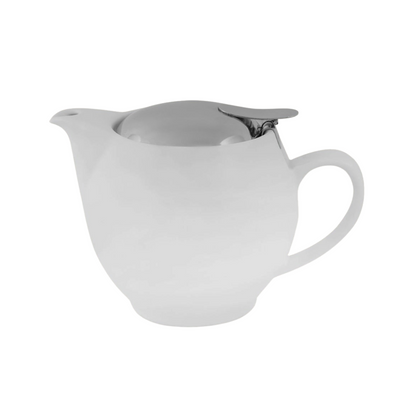 Bevande Commercial Grade Teapots with infuser basket  - WHITE