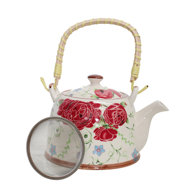 Chinese Style Tea Pot with infuser 800ml - Garden design