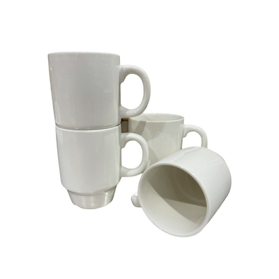 Duraceram Stackable Ivory Tea or Coffee Mug 250ml