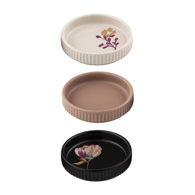 Jardin Bowls or Trinket plates- Set of 3 Designs
