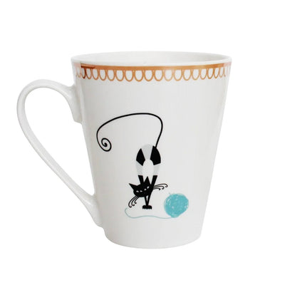 Cat Tail Tea or Coffee Mugs