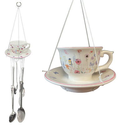 Wind Chime Garden Spring Spoons Hanging 